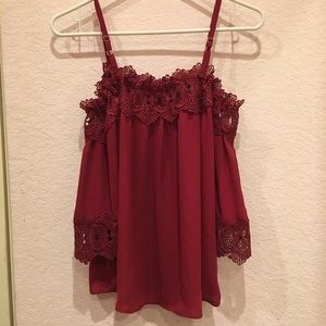 Off the shoulder blouse